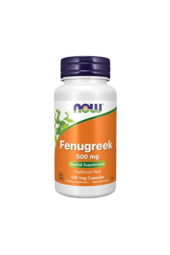 Now Foods NOW Supplements, Fenugreek (Trigonella foenum-graecum) 500 mg, Herbal Supplement, 100 Veg Capsules