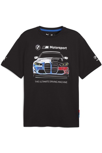 Puma 632914 Bmw Mms Bold Graphic Tee T-Shirt Men's T-Shirt Black