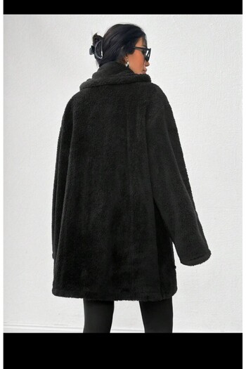 Modayazar Plush Coat Cardigan