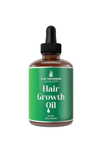 Hair Thickness Maximizer Vegan Hair Thickening Serum with Peppermint & Castor Oil for Dry, Weak Hair - 2oz
