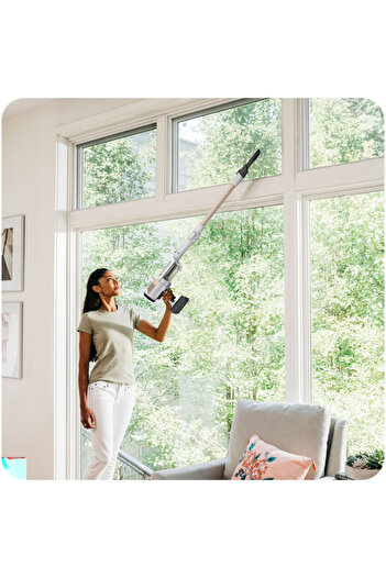 Shark IW3612EUT Upright Vacuum Cleaner, 240W, 0.42l, 3mode, LED, Sensors for dirt, 60 min,White/gold