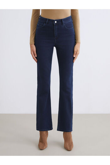 LC Waikiki Black Flare Women's Jean Pants