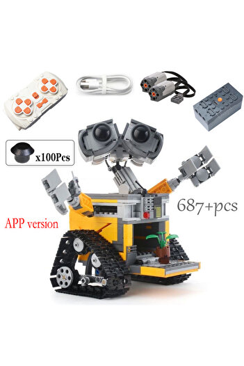 Choice1 Upgraded set version 687PCS Robot Motorized High-tech APP RC Robot Motor Power Functions DIY Educati