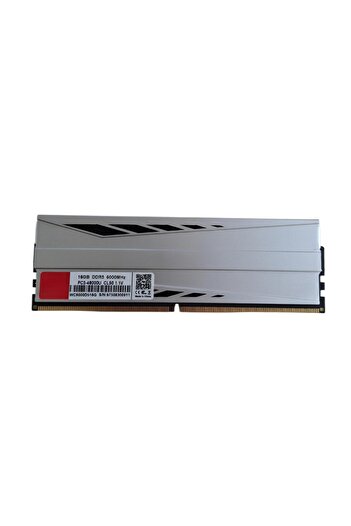 SNT 16 Gb Ddr5 6000 Mhz Pc5-48000U Cl50 1.1V Desktop Ram with Cooler