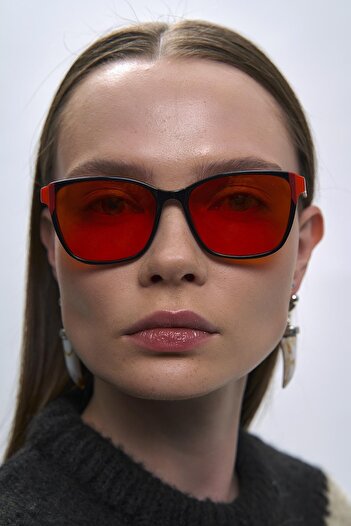 Bilge Karga Coleman Black Orange Sunglasses