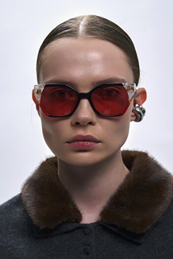 Bilge Karga Freki Black Red Sunglasses