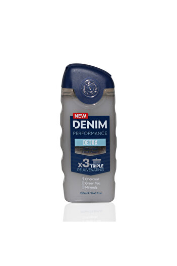 Denim Body and Face Wash for Men Detox 250ml