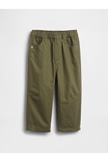 GAP Erkek Bebek Haki Pull-On Barrel Pantolon