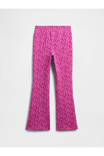 GAP Kız Çocuk Pembe Flare Legging Tayt
