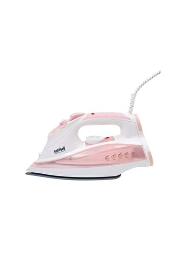 Sanford Steam Iron With Ceramic Plate 2200.0 W SF46CSI BS White/Pink