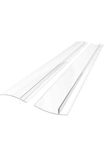Generic Linda's Essentials Silicone Stove Gap Covers (2 Pack), Heat Resistant Oven Gap Filler Seals Gaps Bet