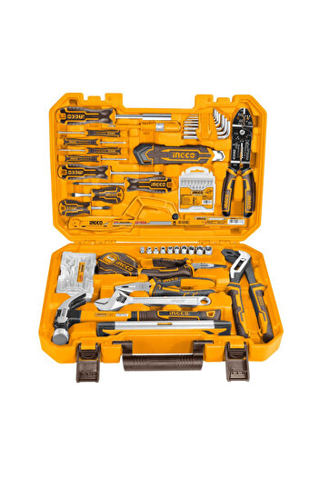 Ingco 168 PCS HANDTOOLS SET HKTHP21681 - Comprehensive Hand Tool Set with 168 Pieces, Perfect for DI