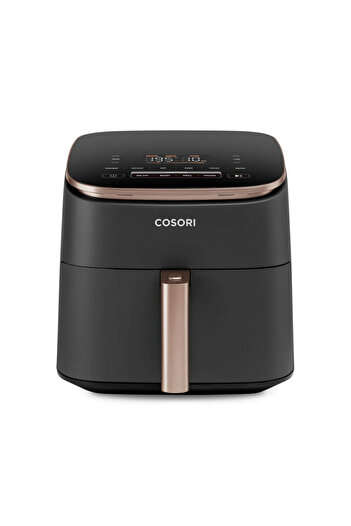 COSORI Friteuză cu aer cald TurboBlaze CAF-DC602, 1725 W, 6 l, 9 programe, circulație 360°, temporizator, negru