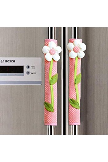 Generic inkalfa LADADWA 2 PCS Refrigerator Door Handle Covers Kitchen Appliance Protective Gloves Anti-Slip