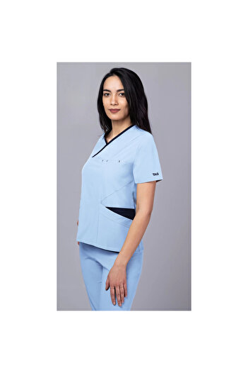 tag Costum medical ONYX Premium pentru femei, albastru