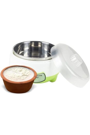 Generic Sulfar Yogurt Maker Machine, Stainless Steel Inner Container Electric Yogurt Maker, DIY Maker for Ho