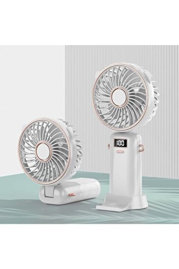 Generic Handheld Mini Fan,5000mAh Portable Fan Mini fan Small Personal Fan with Backup Power,Desk Fan Rechar