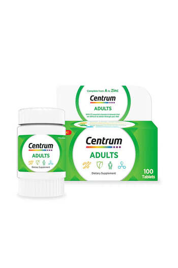 Centrum Multivitamin Dietary Supplement For Adults 100 Tablets