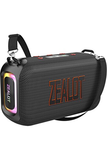 zealot - 60W (Peak) Bluetooth Speaker, Wireless Bluetooth Speaker, Portable Outdoor Speakers IPX6, W