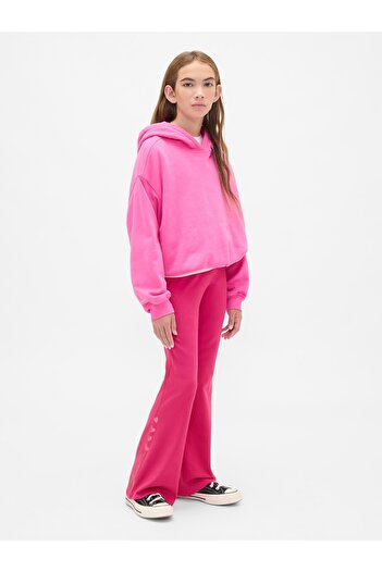 GAP Kız Çocuk Pembe Flare Leggings Tayt