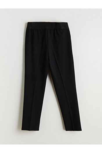 LC Waikiki Black Elastic Waist Women's Trousers