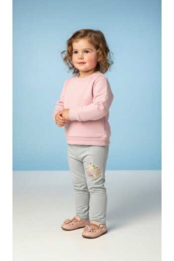 KUMRUNUN DÜNYASI Girl's Ribbed Leggings 1-4 Years Old