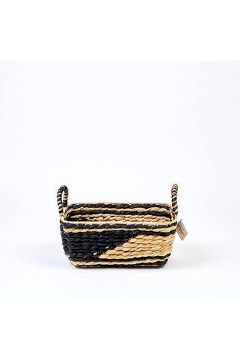 Generic Homesmiths Small Water Hyacinth Storage Basket L35 x W21 x H16 cm