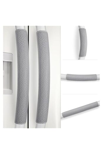 Generic Rikzor Refrigerator Door Handle Covers, Set of 5, Adjustable Appliance Handle Covers, Keep Your Kitc
