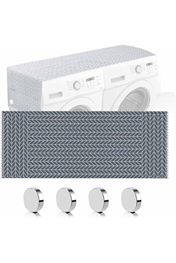 Generic ChicAbode Washer and Dryer Covers for the Top 67 x 27Inch,Anti-Slip Washing Machine Cover with Stora