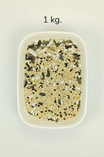 HarmonyAura Sultan Parrot Mixed Natural Fresh Bird Food - 1 kg