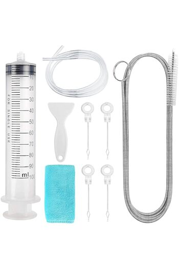 Generic XWCHASA Fridge Drain Hole Cleaning Tool, 9Pcs Fridge Drain Hole Remover Cleaning Brush Tool Kit Refr