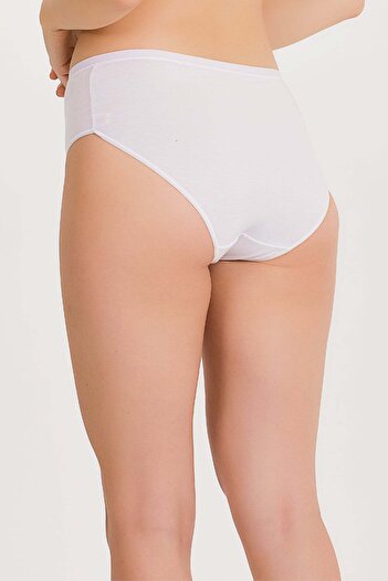 İLKE İÇ GİYİM Women's High Waist Bamboo Bato Panties 3 Pieces