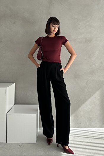 New Now Modal Fabric Circular Neck Half Sleeve Blouse