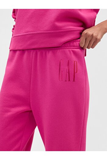 GAP Kadın Pembe Logo Pull-On Slim Eşofman Altı