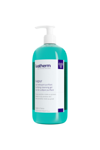 IVATHERM Ivapur Cleansing Foaming Gel, Ivatherm, Oily Skin with Acne, 500ml