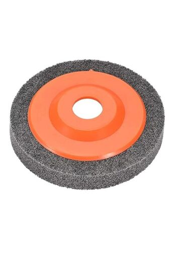 Generic AL ARQAM 4.5 Inch Polishing Wheels Buffing Pad Disc for 100 Angle Grinders GREY