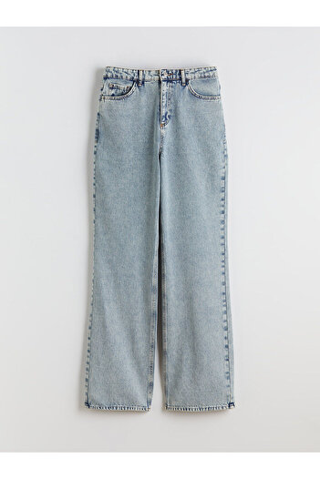LC Waikiki Indigo Wideleg Women's Jean Pants