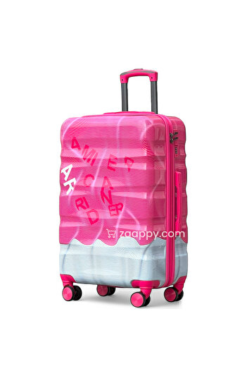 ZAAPPY Hard Shell PC Colorful Printed 24 Inch (20-25kg) Lightweight, Combination Lock