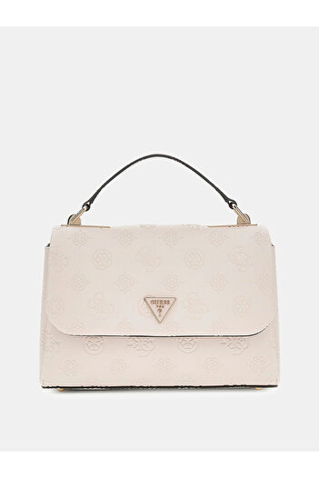 Guess Tisha Women's Ecru Shoulder Bag Hwpd7764200-Stl