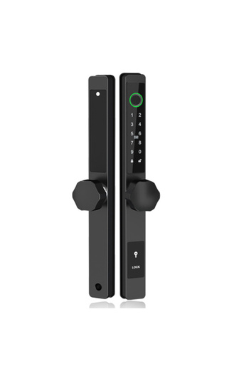 OEM Yala smart ultraslim pentru usi termopan cu aplicatia TTLock maner buton negru
