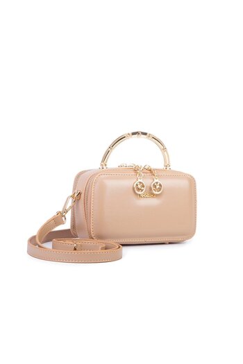 Nas Bag Women's Mini Handbag and Crossbody Bag Leather (Width: 18 cm Length: 10 cm)