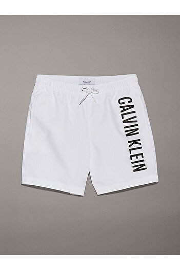 Calvin Klein Boy's Medium Drawstring Swim Shorts