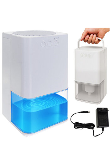 zola Air dehumidifier with RBG Led, 36 W, Peltier, 8/12/16h timer, 1400 ml tank, white