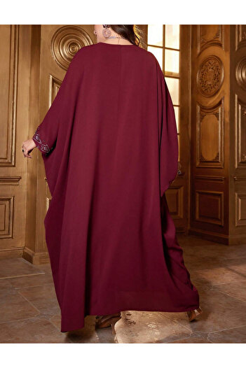 SHEIN maxi dress, cherry red
