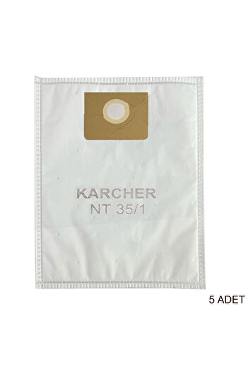 Magic Bags | KARCHER съвместим NT25/1AP-NT35/1-ECO-NT361-ECO 48/1 съвместим - прахосмукачка прахоуловител (5 броя)