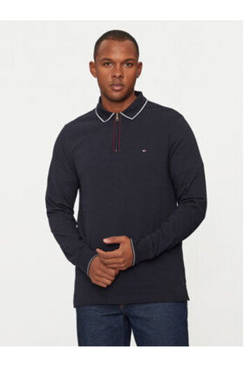 Tommy Hilfiger Pulover bărbătesc MW0MW33168 albastru