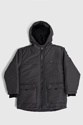 Go Veform Emblem Inflatable Coat with Fiber-Filled Fleece Inner Lining