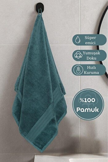 Karna Home Бавовняний односторонній рушник Karna Premıum Ramse - 70 x 140