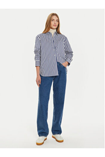 Tommy Hilfiger Cămașă de damă WW0WW43044 Albastră