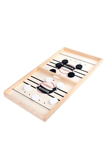 Optim Solution Interactive Fooseball Game, OPTIM SOLUTION, Ice Hockey Style, Wooden, 10 Game Pieces, +4 Years, 54 x